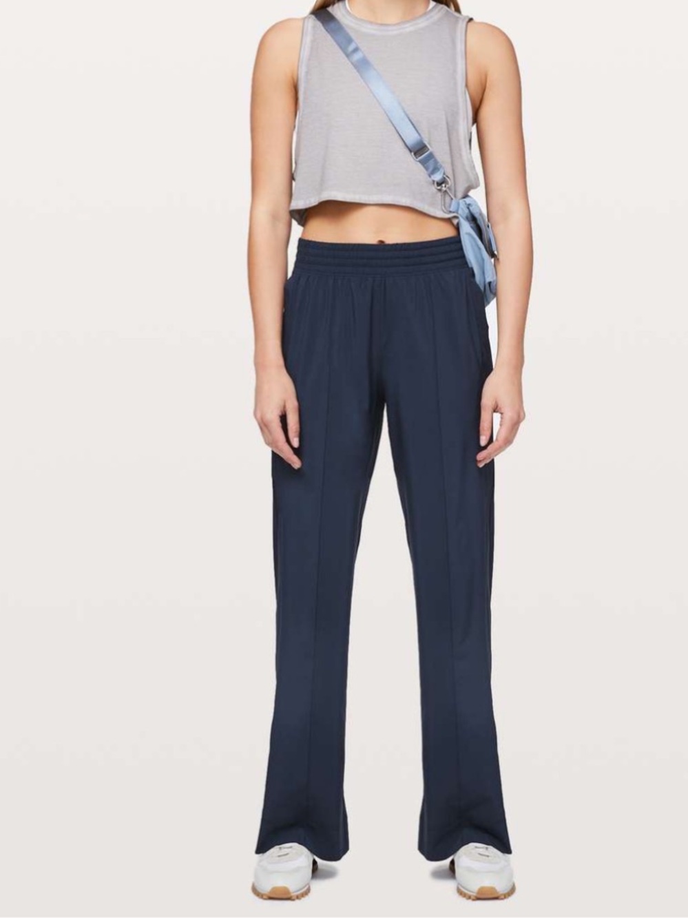 Women’s Lululemon Navy Wide-Leg Pants - Dressy and Lightweight, Pull-On Style 4
